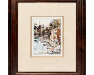 Signed Print Of Watercolor By Marilyn Simandle