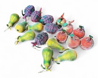 Collection Of Artificial Frosted Fruit