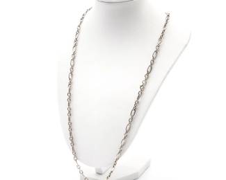 Sterling Silver Figaro Chain Necklace