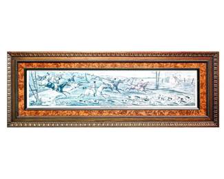 Framed Fox Hunting Scene – After Thomas McLean (1824)