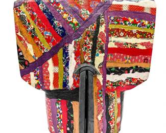 Raku Kimono Ceramic Sculpture by Marianne Kist-De Boer