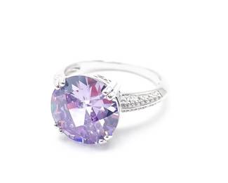 Sterling Silver Amethyst Cocktail Ring