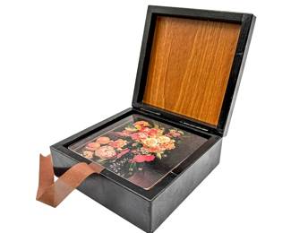 Pimpernel Floral Still-Life Coaster Set in Original Box