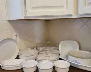 Vintage Corning Ware with Iconic Blue Cornflower Pattern