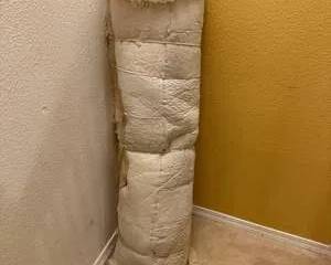 Sheepskin Rug - Cream White Genuine Sheepskin Fur Rug Patchwork Leather Backing, Soft Plush