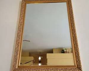 Ornate Vintage Gold Leaf Wall Mirror