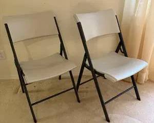 Heavy Duty, Plastic Folding Chairs by Lifetime