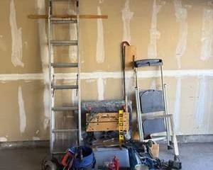 Craftsman Circular Saw, Makita Sander, Aluminum Ladder Wood Workmate Folding Work Bench