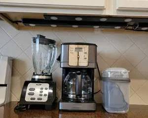 Mr. Coffee Stainless Steel Coffee Maker, Blender and Food Network Mixer Kitchen Set