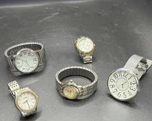 Five Mixed Brand Men's and Women's Silver Tone Analog Watches - Pulsar Citizen and More