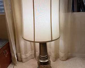 Vintage Mid Century Modern Brass Table Lamp
