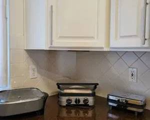 Vitantonio Silver Black Electric Waffle Maker, Grill Panini Press and Electric Skillet Set