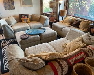 Vintage Living Room Couch Set