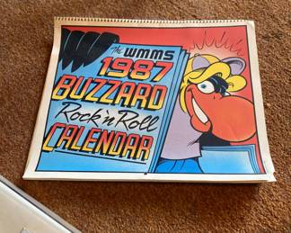 WMMS 1987 Buzzard Calendar