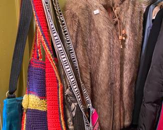 Vintage Fur and Purses