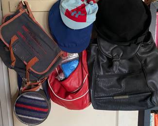 Vintage Bookbags and Hats