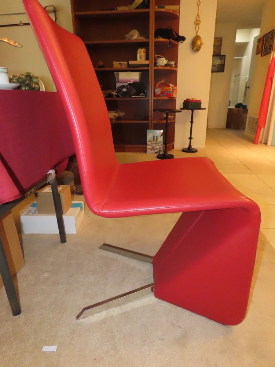 Bernice Dining Chair. Single faux leather.