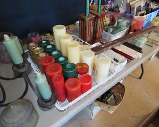 Candles, candles, candles.