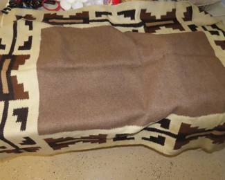 Vintage Navajo hand woven rug.