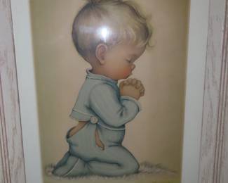 "Bless Us All" Two 1940s prints.