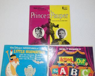 Vintage Disney LPs.