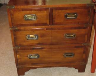 Two matching small chests.