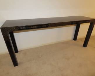 Chinoiserie sofa/library table