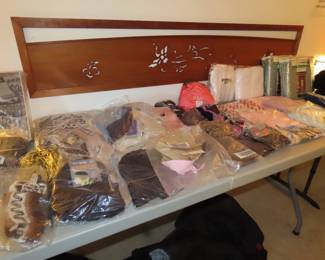 New in bags, hats, scarves, gloves and new PJ sets.