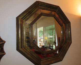 Peruvian wall mirror.