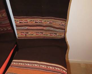 Hand woven Bolivian blankets.