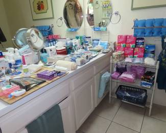 Personal hygiene items.