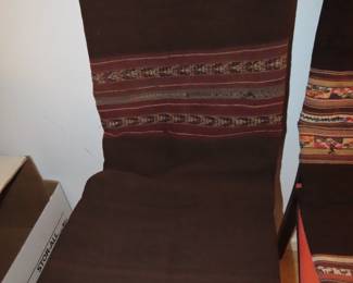 Hand woven Bolivian blankets.