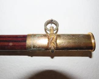 US Navy presentation sword, sheath and case. 