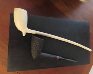 Vintage clay pipes.