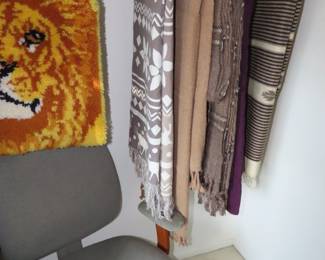 Wool blankets.