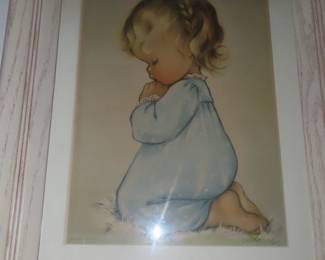 "Bless Us All" Two 1940s prints.