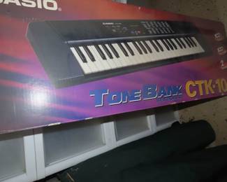 Electronic piano keyboard.