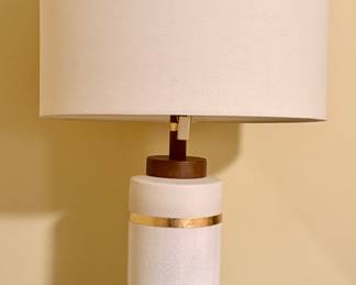 West Elm Roar and Rabbit Crackle Glaze Ceramic Table Lamp (2)