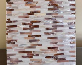 Capiz Shell Mosaic Ginger Jar