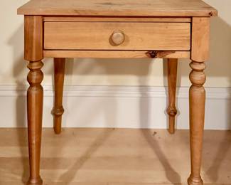 Rustic Pine Side Table/Nightstand