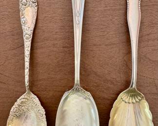 Sterling Silver Serving Spoons