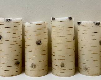 Flameless Birch Bark Candles 