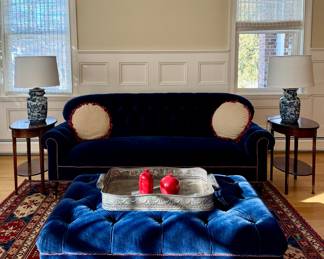 Edward Ferrell Tufted Ottoman 