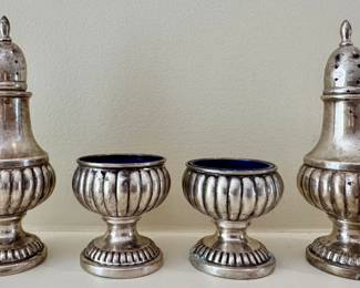 Sterling Salts & Salt & Pepper Shakers
