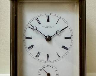 Ball, Black & Co. Brass Carriage Clock