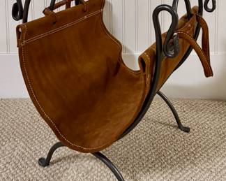 Crate & Barrel Wrought Iron Log Holder - We have 2!