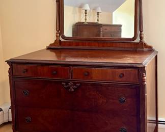 Vintage Dresser & Mirror