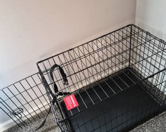 New pet crate.