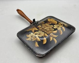 Vtg. Butler Crumber w/ Olive Design & Wood Handle