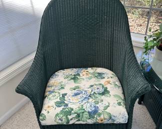 Lloyd Flanders wicker side chair